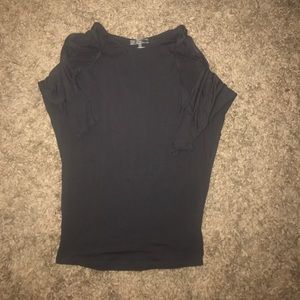 Open shoulder 3/4 sleeve shirt small