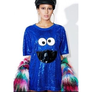 Cookie Monster Sequined Tee