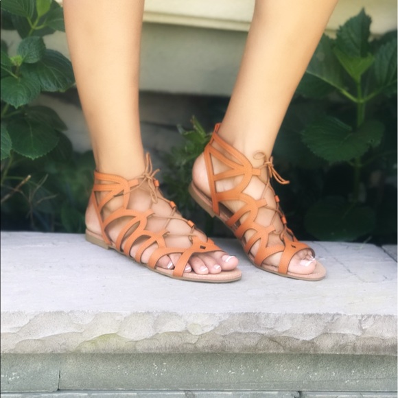 FLASH SALE Boho Chic Strappy Lace Tie Flat Sandals - Picture 8 of 8