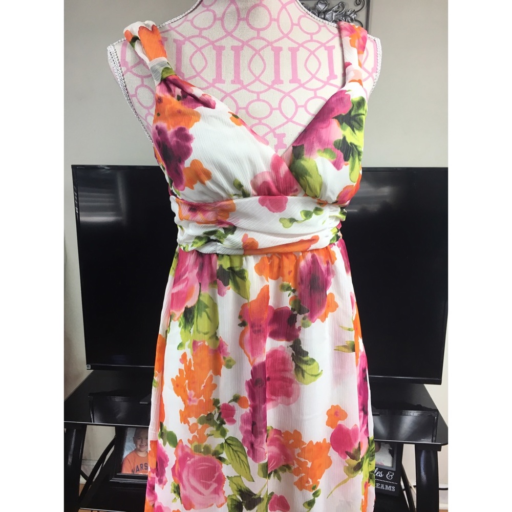 SPLENDID FLORAL PRINT DRESS SIZE 3 - Picture 6 of 6