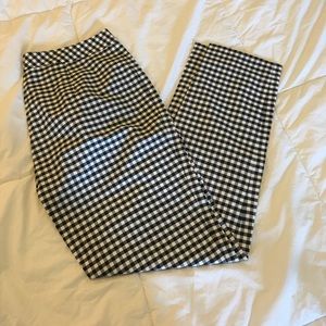 J.McLaughlin Gingham Cosmo Ankle Pants Sz. 2