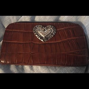 Brighton Vintage Zippered Wallet