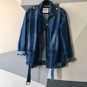 One Teaspoon x OU made for Slouchy Denim Jacket