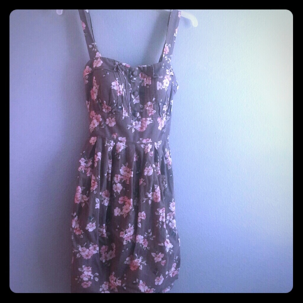 Papaya Grey Floral dress