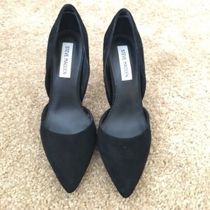 Steve Madden Varcityy Black Sued