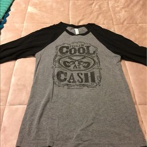 Canvas 3/4 sleeve ball tee