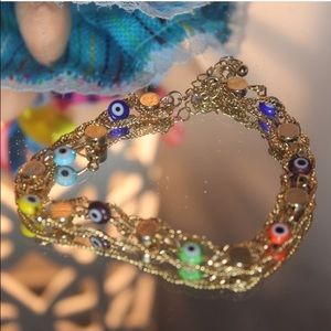 Evil Eye Ankle Bracelet