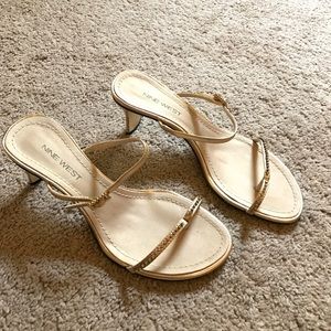 Nine West Gold heels