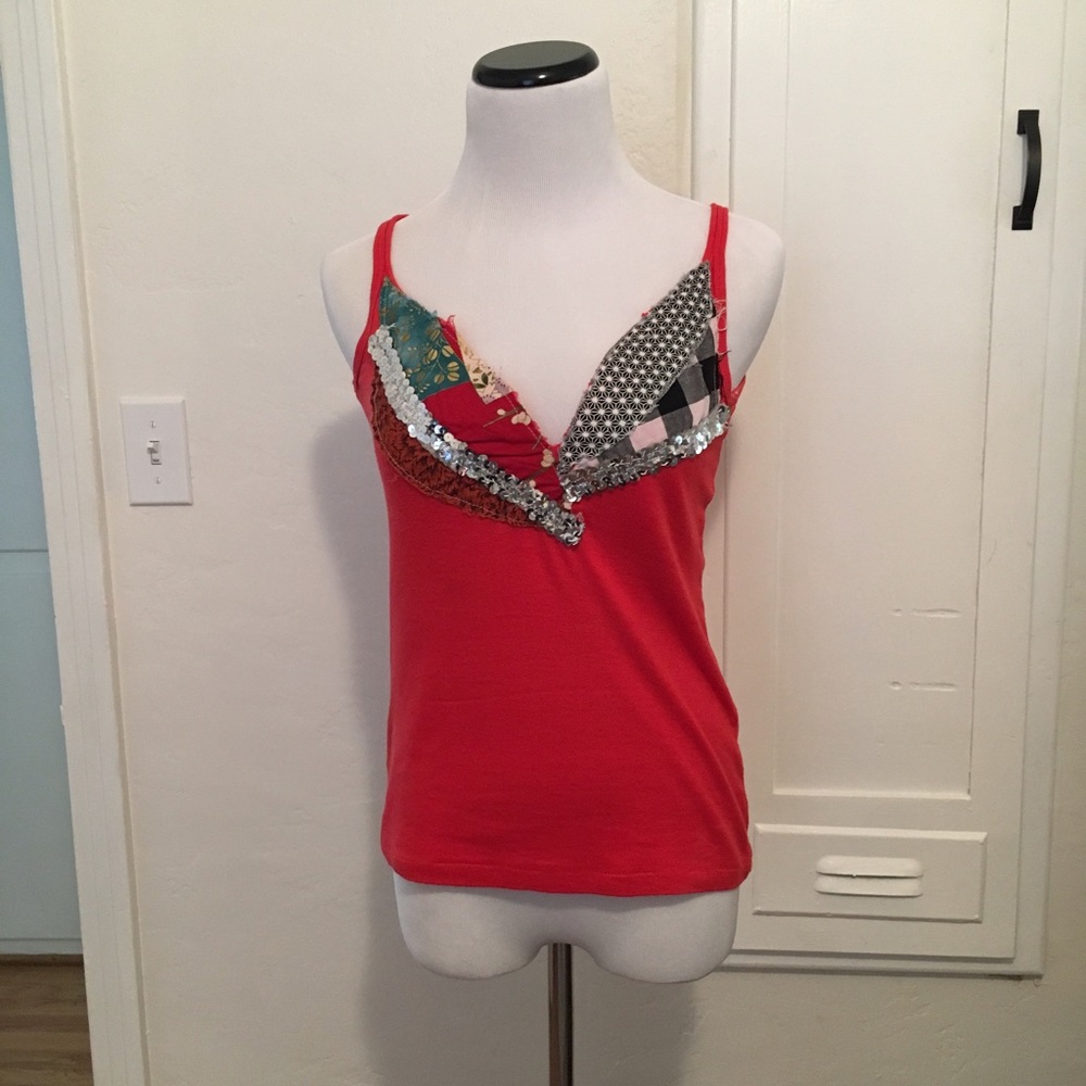 Maurie & Eve embellished tank