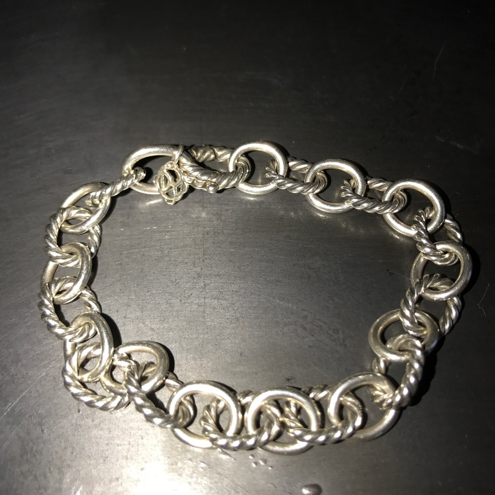 David Yurman medium oval linked bracelet