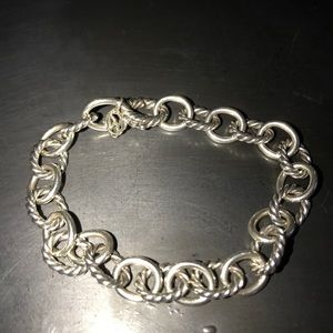 David Yurman medium oval linked bracelet