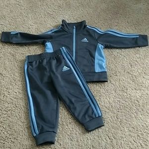 Grey & Blue Track Suit