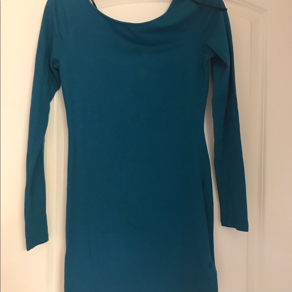 Teal Bodycon Dress
