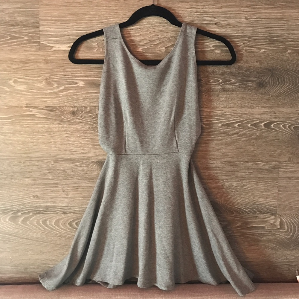 American Apparel Ponte Sleeveless Skater Dress