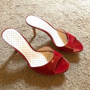 Red Guess Heels