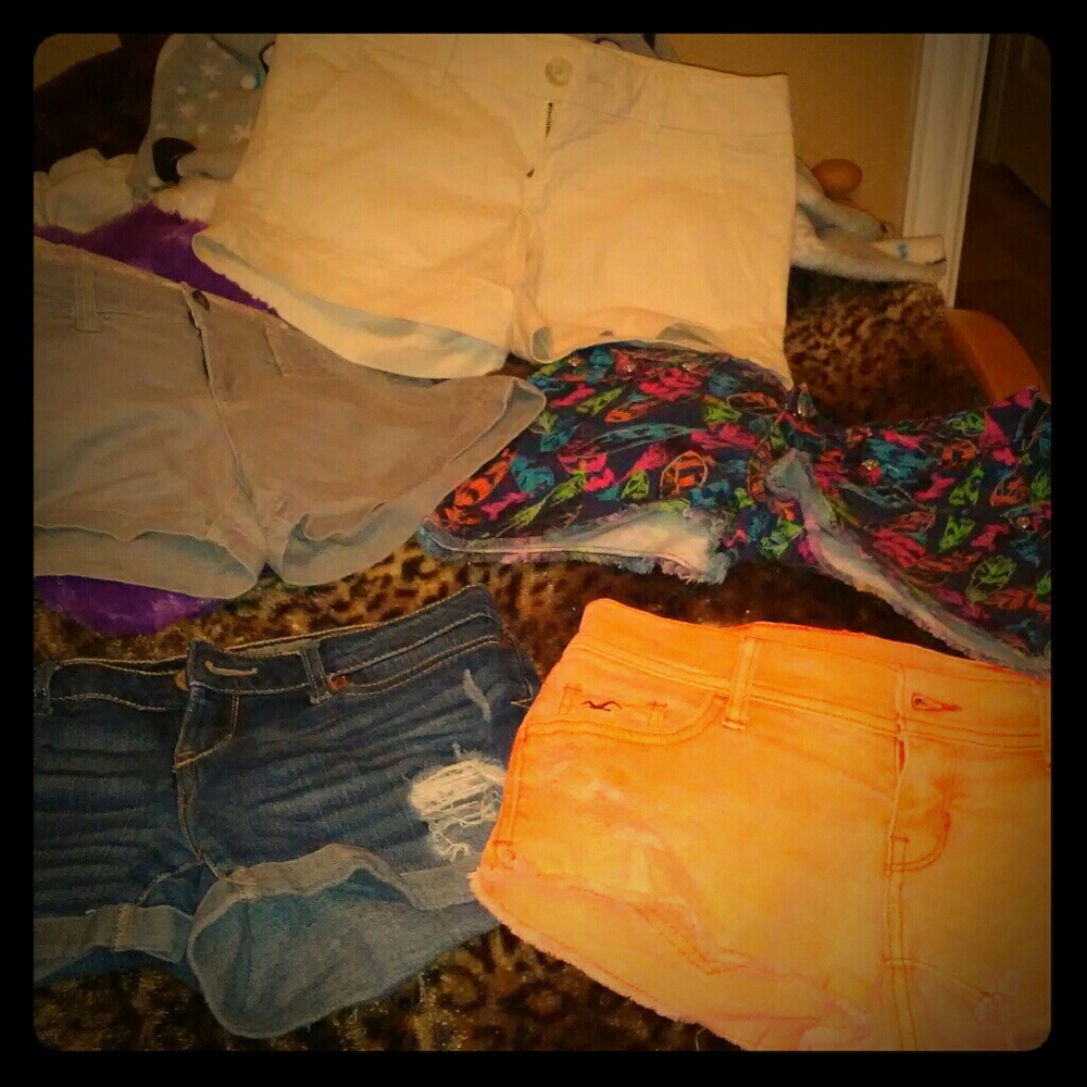 5 pair of shorts