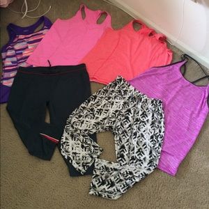 Lot of 6 work-out clothes