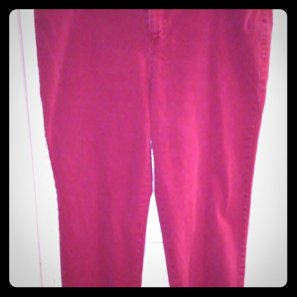 Gloria Vanderbilt Rose Color Sretch Jeans 18W