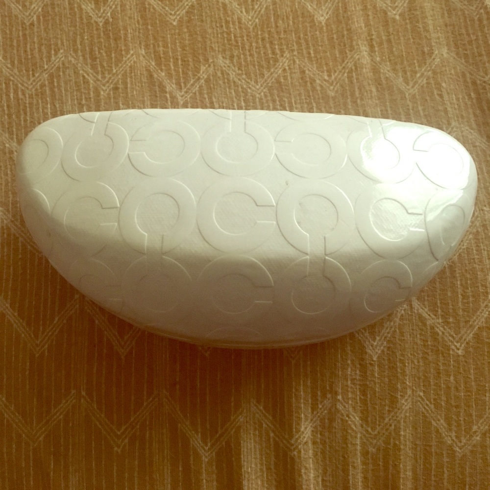 Coach sunglasses case only with cleaning cloth.