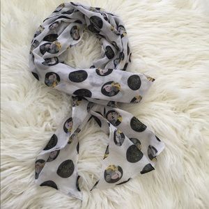 Minnie Mouse signature scarf