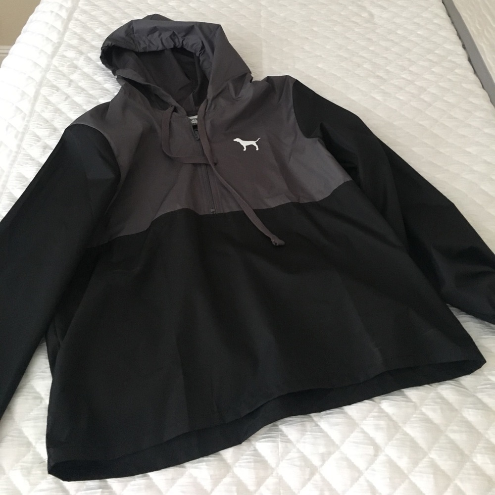 PINK Anorak hooded windbreaker