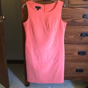 Creamsicle color sheath dress