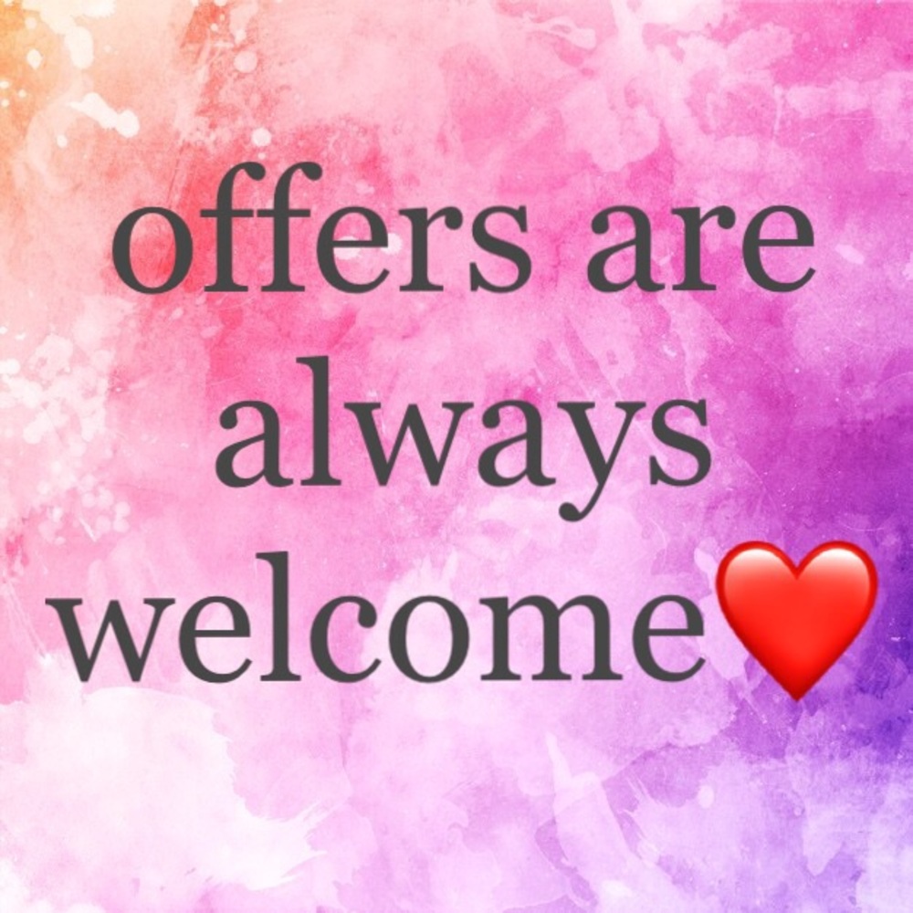 I accept offers!