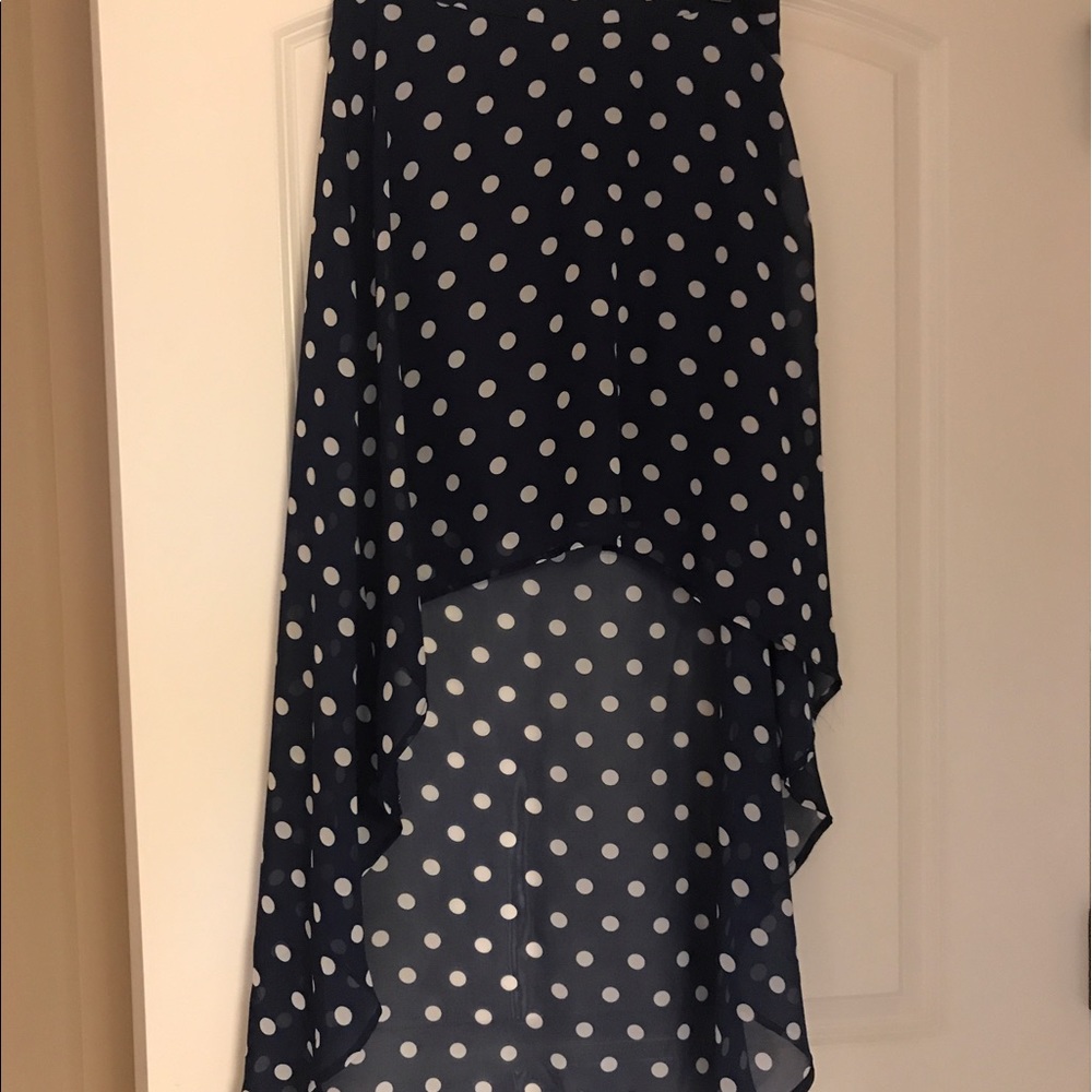 Cascade Polka-Dot Skirt
