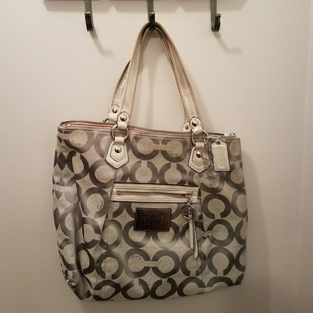 Large Coach Poppy tote