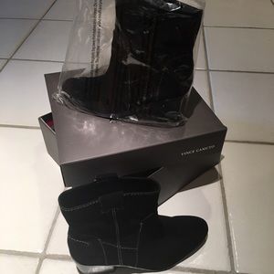 Vince Camuto black suede Maves Boot