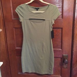 Fitted Green Party Dress by Guess