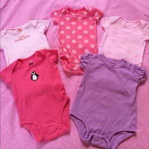 5 Carter's onesies