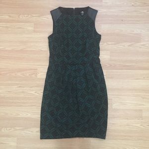 Allen Schwartz ABS Platinum green dress.