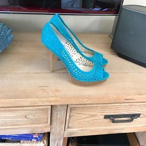 Never worn Enzo Angiolini platform heels.