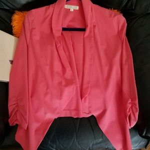 No button blazer