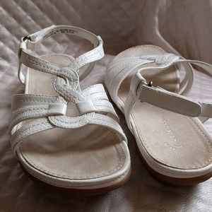 WEAR. EVER. White Sandals