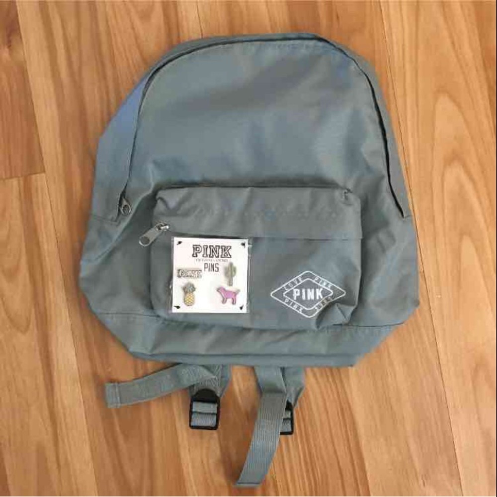 VS PINK mini backpack with pins