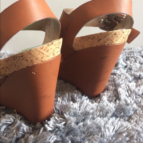 BCBG generation leather and cork espadrilles sz 8 - Picture 6 of 7