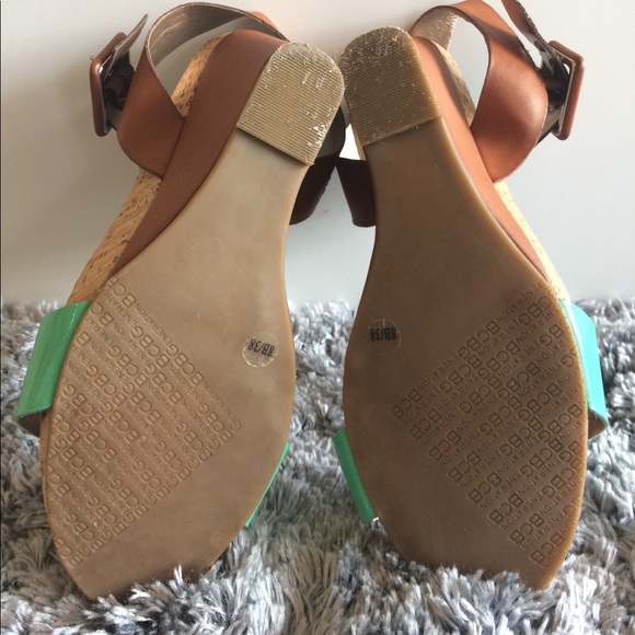 BCBG generation leather and cork espadrilles sz 8 - Picture 7 of 7
