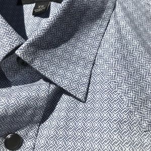 Banana Republic slim fit patterned button down