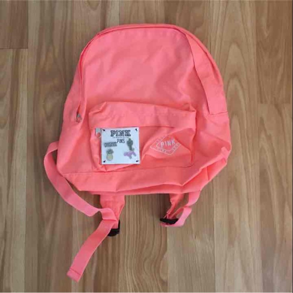 VS PINK mini backpack with pins