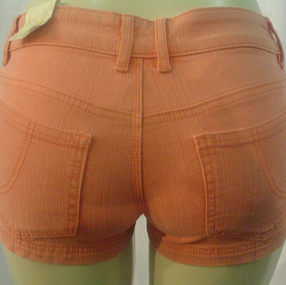 American rag shorts denim rust red coral nwt - Picture 1 of 7