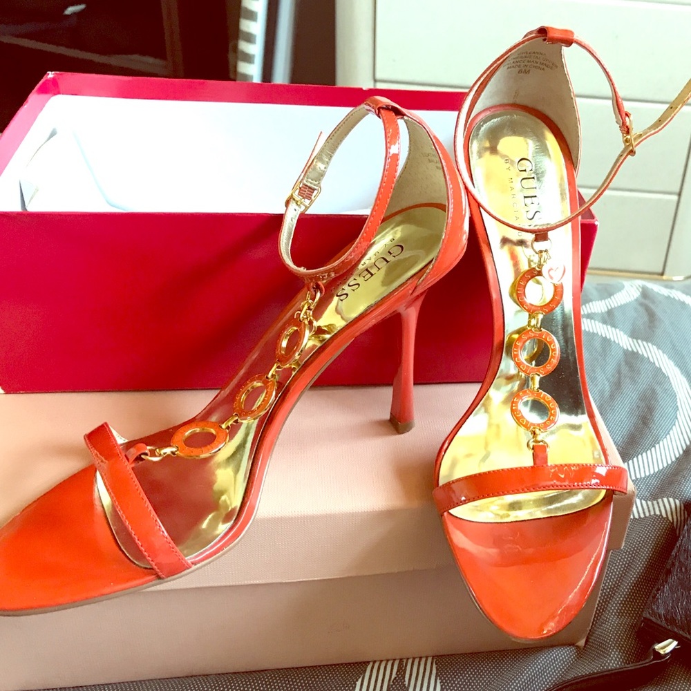 Guess Coral Sandals!!