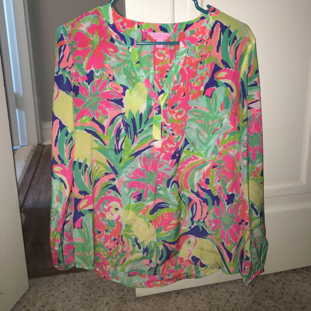 Lilly Pulitzer Silk Top