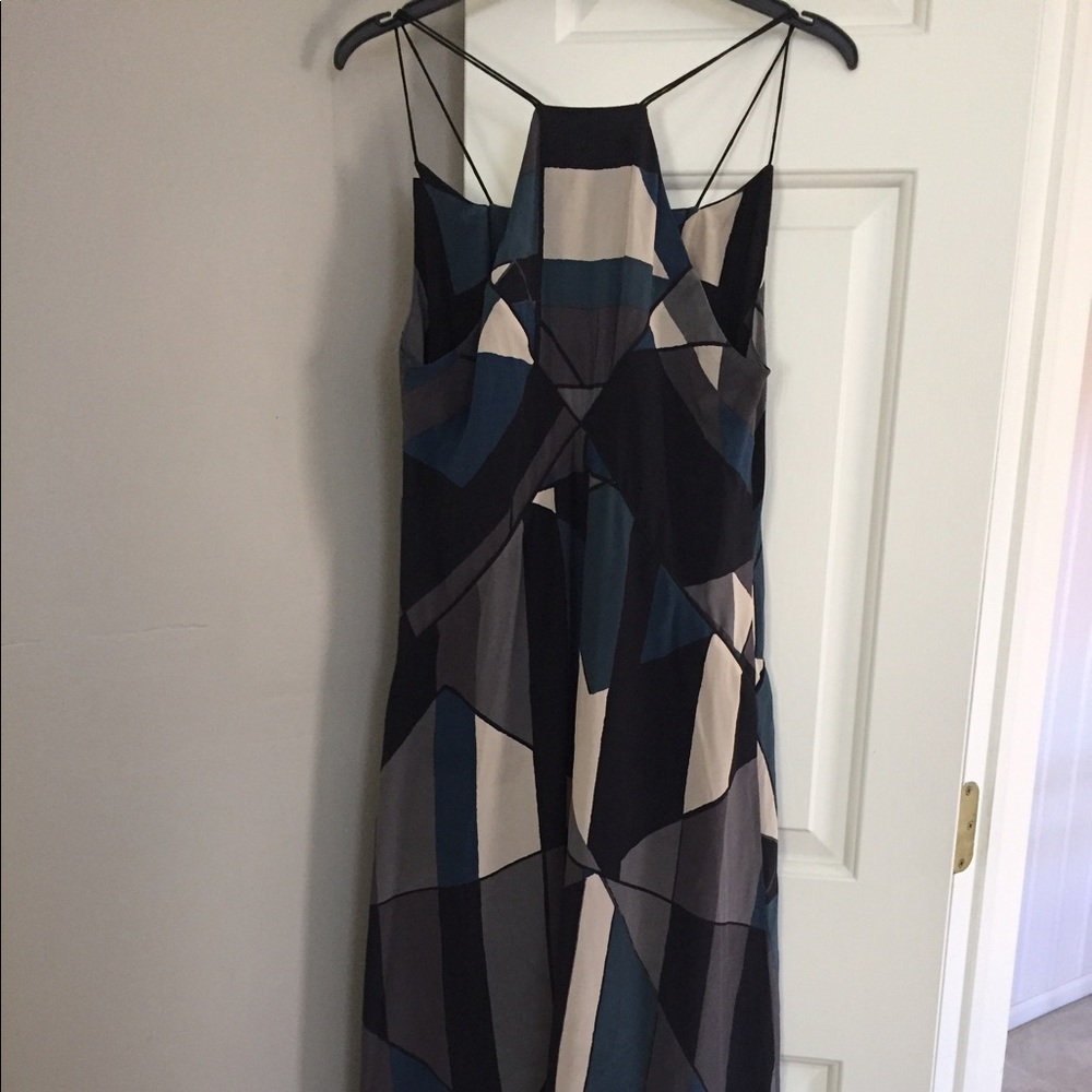 Comptoir des Cotonniers silk high low dress nwt