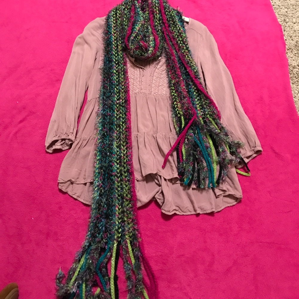 Colorful Knit Scarf