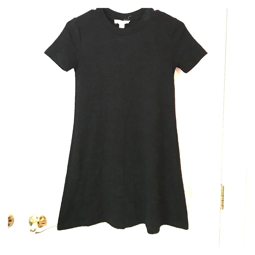 Black mini dress