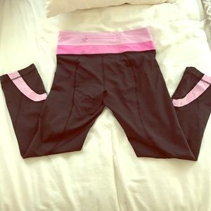LuluLemon 3/4's length running leggings