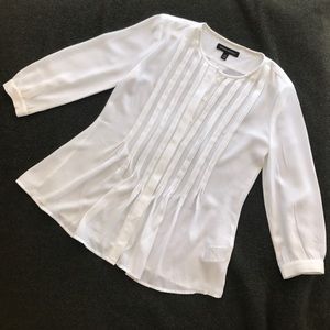 White Banana Republic XXS Blouse