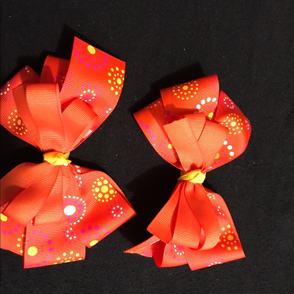 Nice color hand made hair bows for girls